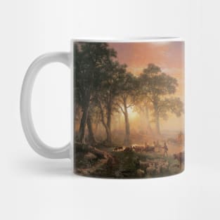 The Oregon Trail by Albert Bierstadt Mug